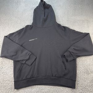 Pangaia Organic Cotton Hoodie Womens Large Black Midweight Sweatshirt